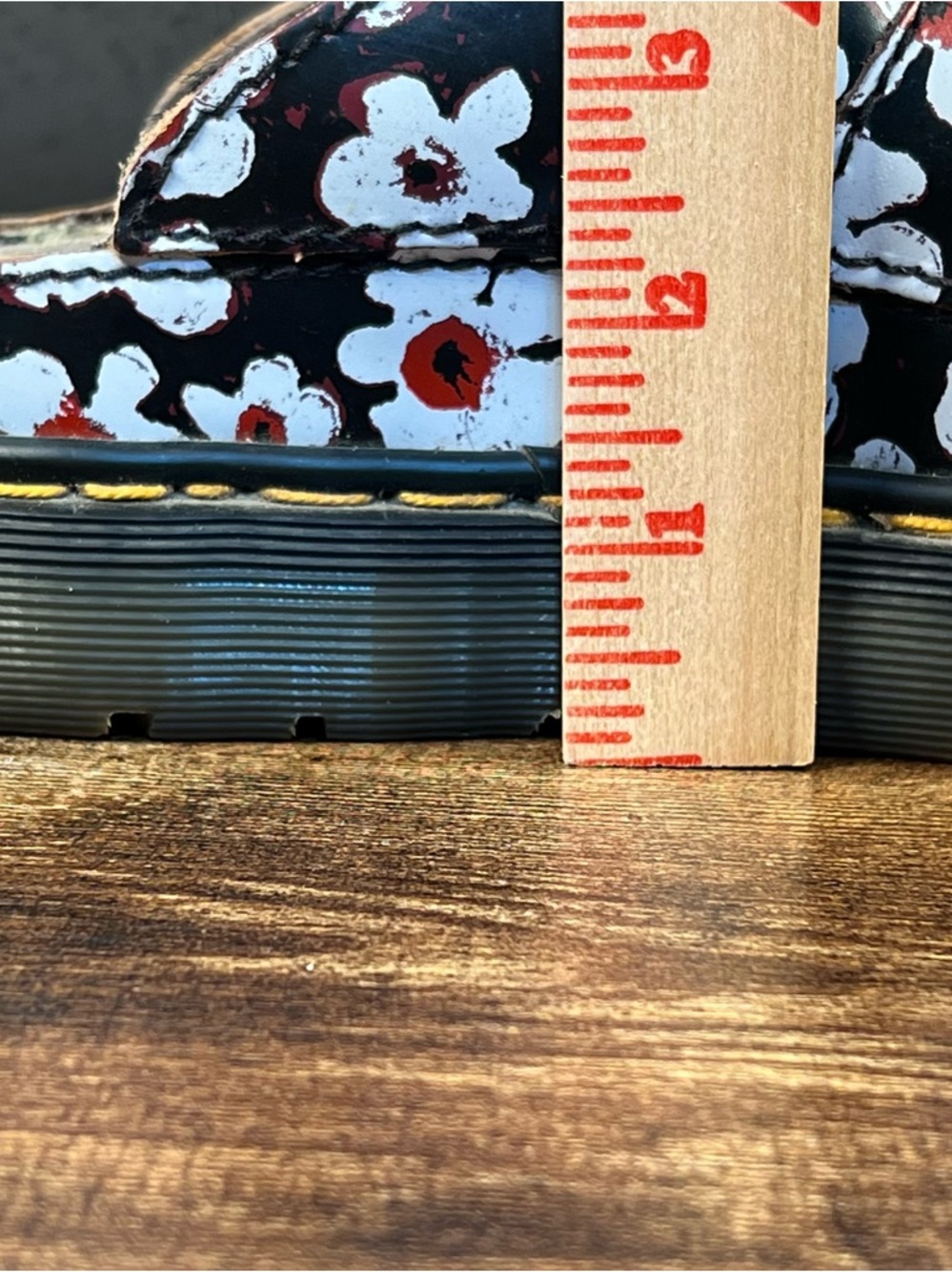 Dr Martens Y2K Vintage Floral Slides Flawed Women's US 7 Made in England - Picture 14 of 14